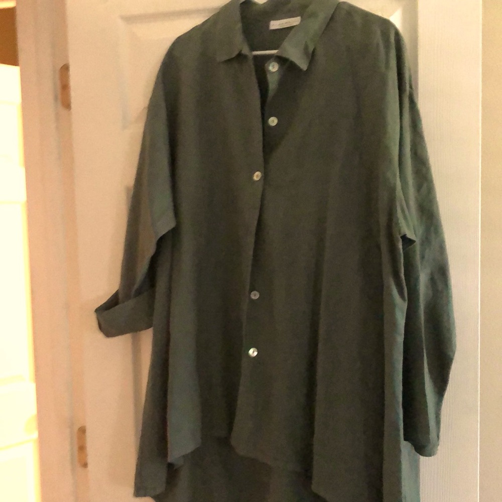 Gorgeous Bryn Walker swing button up blouse L
